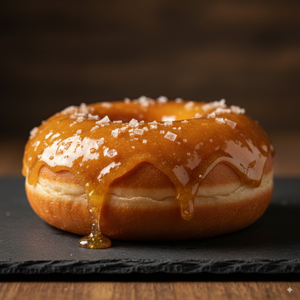 Honeycomb and Sea Salt Donut